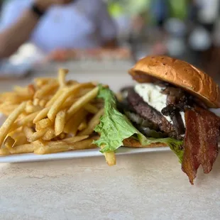 The Boursin Bacon Burger*