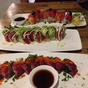 Starting from the front... Doug&apos;s roll, the boss, and tropical thunder. All 3 were awesome!