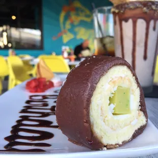 Very delicious Birthday dessert.