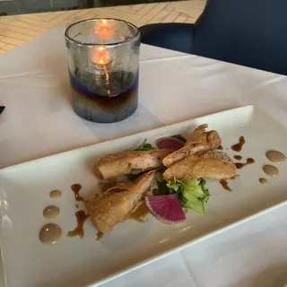 Salmon Spring Rolls Lunch