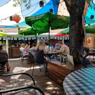 Front patio at Cowgirl BBQ