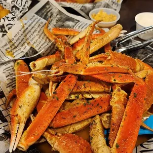 1lb crab "scraps" available on Thursdays for $15.99