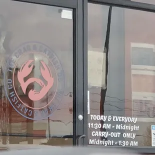 Open until midnight &amp;  carryout midnight until 130am