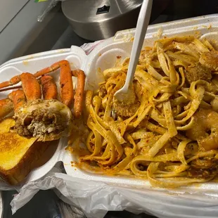 Cajun Pasta + cluster