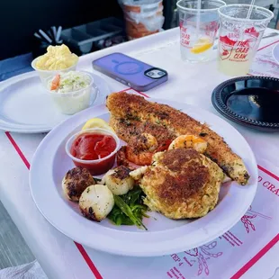 Chesapeake Bay Seafood Sampler