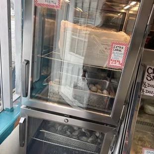 the inside of the oven