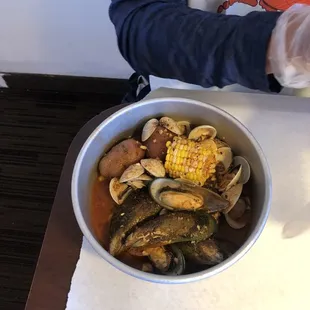 Green Mussels and Clams