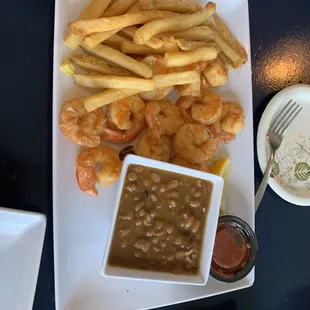 Shrimp dinner