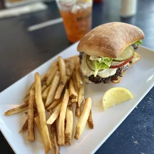 Blackened Grouper Sandwich.