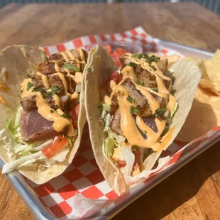 Seared Ahi Tacos