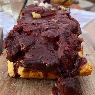 Strawberry Rhubarb Cake