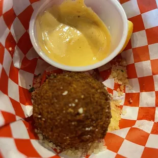 What's left of our Bangin' Boudin Balls