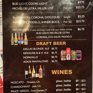 Drinks and funny draft beer "Adios Pantalones" (Goodbye pants) LOL