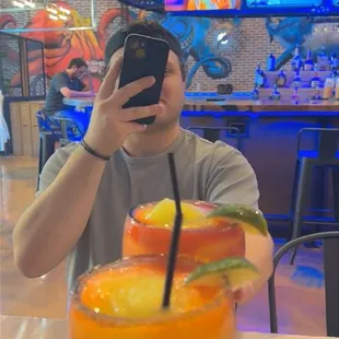 Frozen Margaritas only $5!They wasn't as strong as I would have liked but good flavor and overall good!!Got about 3 of them(;