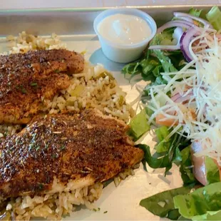 Blackened catfish