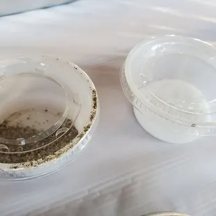 Salt and pepper on request