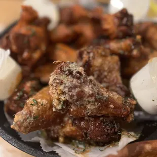 Garlic Parmesan wings