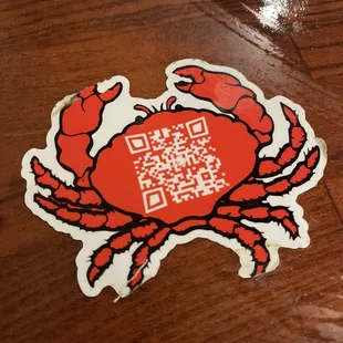 Get a hands free menu from your table!