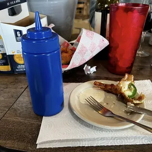 Ranch bottle on the table is bonus points!!!