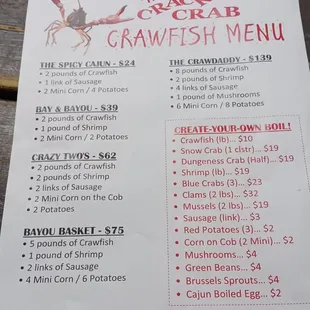 Quick menu