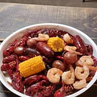 My order Mud Bugs and shrimp