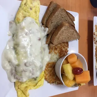 Cracked Egg Omelet*