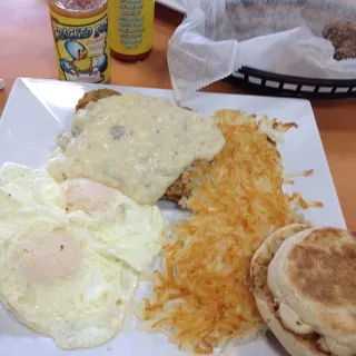 Kielbasa or Country Fried Steak