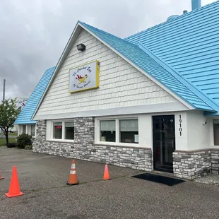 a building with a clock on it