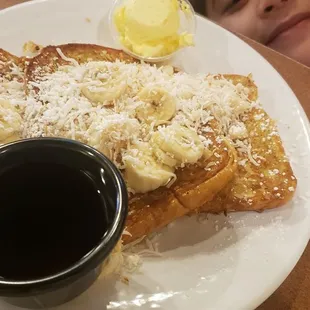Tropical french toast , half order