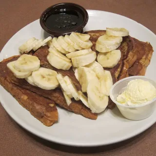 Peanut Butter Stuffed French Toast