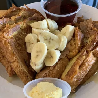 Peanut Butter Stuffed French Toast