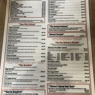 menu, sushi and sashimi