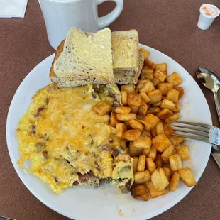 The Big Bad Wolf omelette.  Sorry I started to eat before remembering a photo.