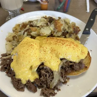 Shaved Ribeye Benedict