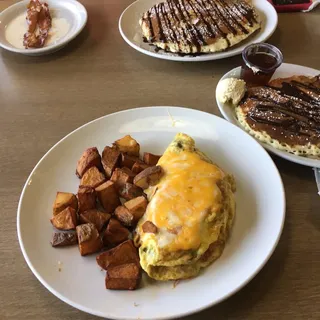 Banana Chocolate Chip Pancake