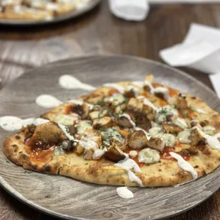 Buffalo Chicken flatbread pizza