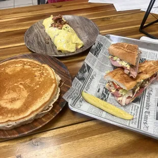 Pigs and Chicks  Pancakes  El Cubano Sandwich