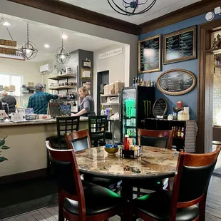 Main counter at the Cracked Pot