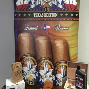 a display of cigars