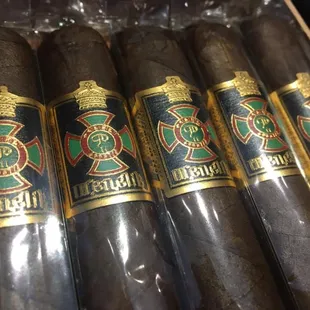 a row of cigars