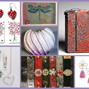 Craft Guild artists celebrate Valentine's day in our gallery Feb. 11, 2023,  10am-2pm