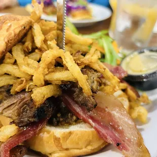 The Bourbon Meat Monster Burger