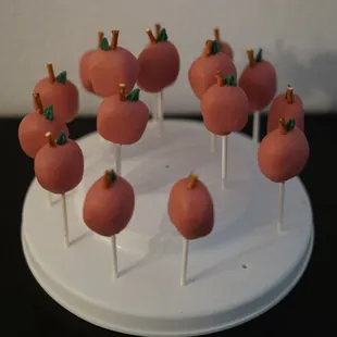 Apple cake pops