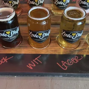 Beer flight