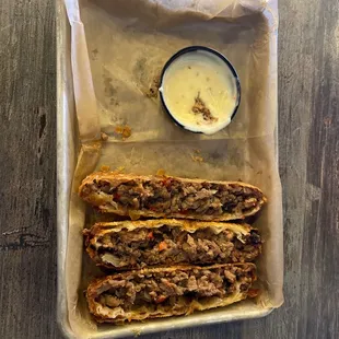 Philly Cheesesteak Eggrolls