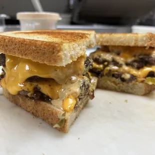 a grilled cheese sandwich