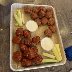 Wings! Loved the breading!