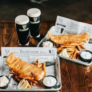 fish and chips, seafood, fish, food