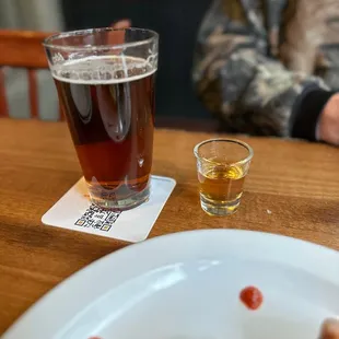 Beer + shot