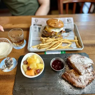 Dublin Double and Monte Cristo with a Pineapple Cosmo... delicious!